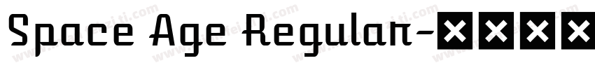 Space Age Regular字体转换